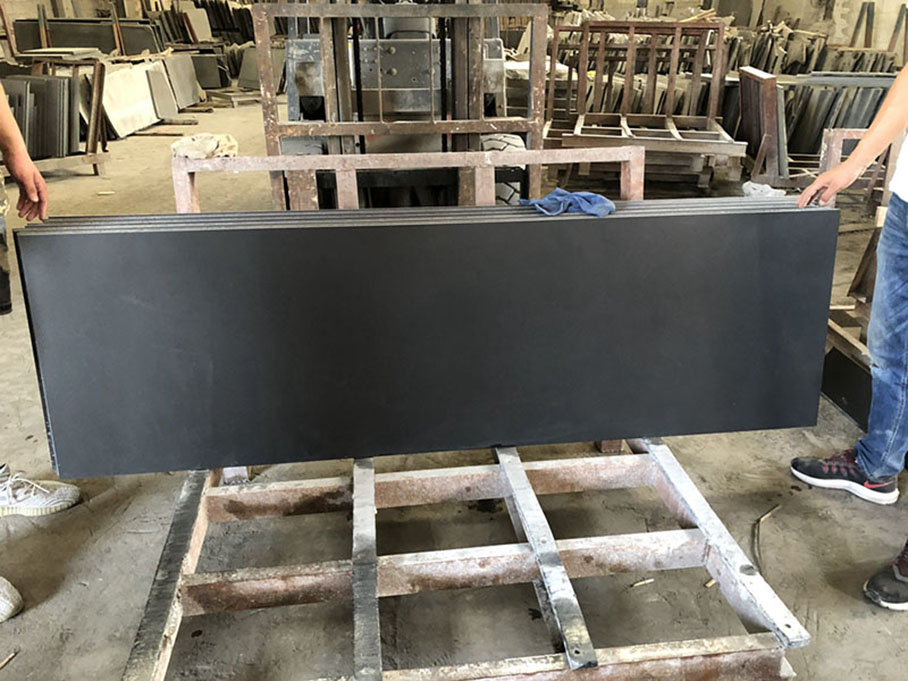 usine de plans de travail de cuisine noirs mongols aiguisés